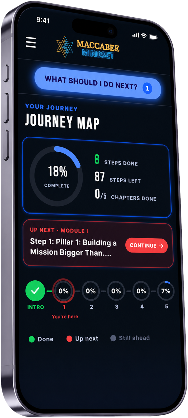 Up next and progress screen